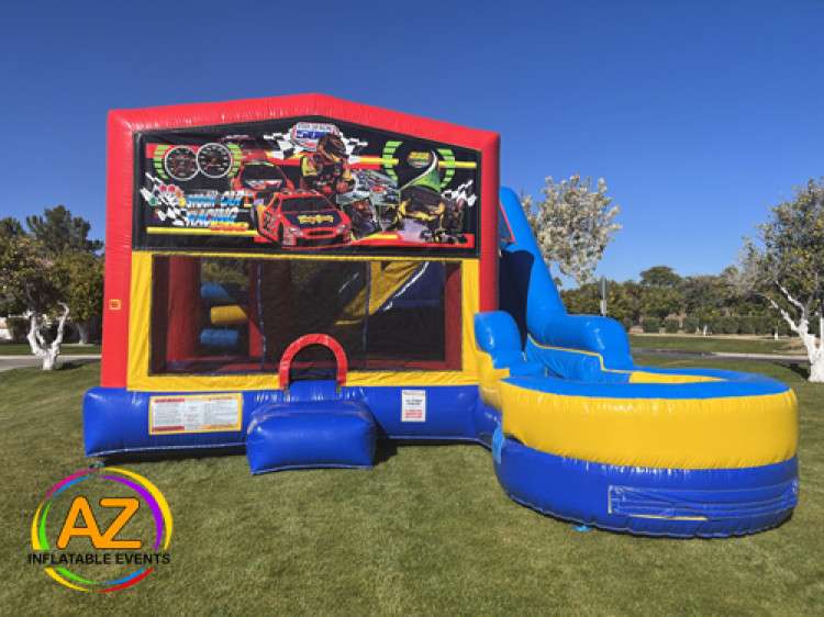 Race Car 7n1 Slide Bounce House Combo